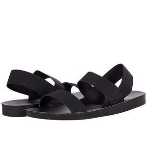 RSVP Womens Posy Sandals, Black, 7.5